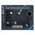 Cutie puzzle Ravensburger Krypt Universe Glow cu 881 de piese, cu o imagine alb-negru a universului cu un efect de strălucire în întuneric