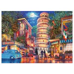 Puzzle Ravensburger 500 de piese, Străzile din Pisa, Italia, cu Turnul Înclinat din Pisa - Ravensburger Puzzle