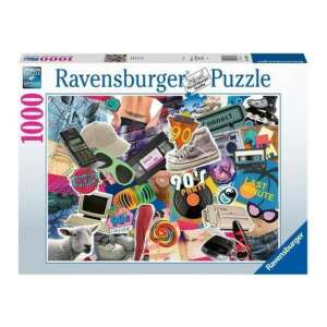 Ravensburger 1000-teiliges Puzzle, 90er Jahre Themencollage mit ikonischen Objekten wie Gameboy, Tamagotchi und Rubik's Cube - Ravensburger Puzzle