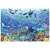 Ravensburger 3000 piece puzzle, Colorful Underwater World, shows the completed puzzle