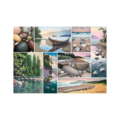 Ravensburger West Coast Tranquility 1000 elementowy kolaż puzzli