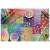 Ravensburger 3000 piece jigsaw puzzle, Karen Rainbow Puzzles, colorful squares, pastel colors, puzzle pieces scattered on table