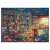 Puzzle Ravensburger 1000 elementów, Tattered Toy Store, zbliżenie wnętrza sklepu z zabawkami