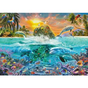 Ravensburger Podwodna Wyspa Puzzle 1000 elementów kompletne - Ravensburger Puzzle