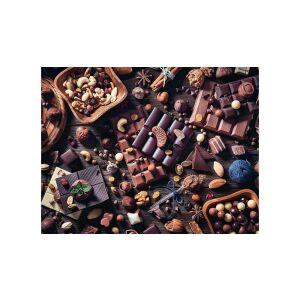 Puzzle Ravensburger Czekolada 2000 elementów. Pyszne puzzle z czekoladą i orzechami. - Puzzle