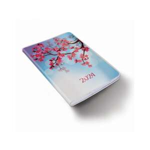 Realsystem 2024 Fiestina Light 5411-70 B6 pocket calendar with cherry blossom design - REALSYSTEM