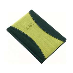 Realsystem 2024-es PrémiumA 9412-78 B6 grüner Taschenkalender - REALSYSTEM