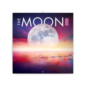 Realsystem 2024 Moon Wall Calendar, featuring a beautiful image of the moon over a landscape - REALSYSTEM
