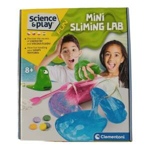 Clementoni Science & Play Mini Sliming Lab, комплект за приготвяне на слуз за деца, комплект за научни експерименти, STEM играчка - Clementoni Игра за наука и открития