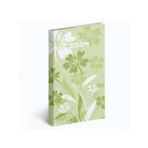 2024-es Realsystem zsebnaptár virágmintával - REALSYSTEM