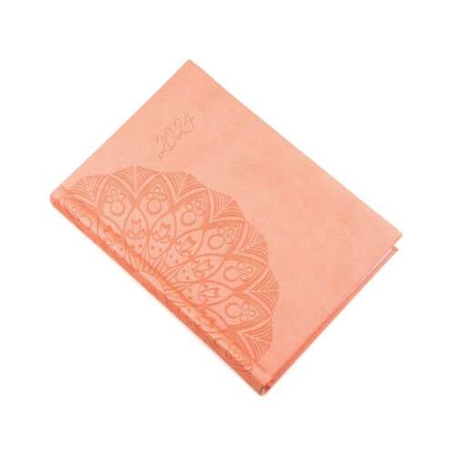 Realsystem 2024-es kalendárium hölgyeknek, púder színben, 5421-21