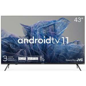 Kivi 43U740NB 43-palcový UHD Smart LED televízor s Android TV 11, technológiou Ultra Clear, zvuk od JVC - Televízory
