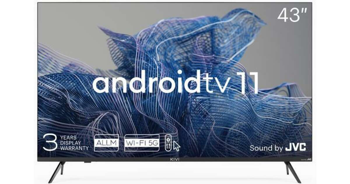 Kivi 43U740NB UHD Smart LED Televízió, 109 cm, Google, Ultra Clear ...
