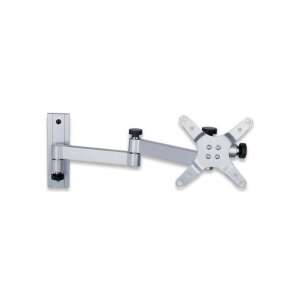 Techly LCD TV wall mount, silver, 13-30 inch, VESA 75x75 and 100x100 mm - Techly