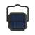 Sandberg Survivor Lantern solar camping lamp with built-in FM radio and 10000mAh power bank, showing the solar panel
