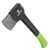 Verto 05G100 universal axe, 620g, green and black handle