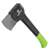 Verto 05G100 universal axe with green and black handle