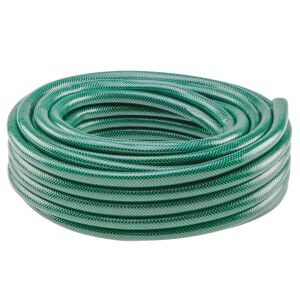 Verto 15G800 20m 1/2 inch green garden hose coil - Verto
