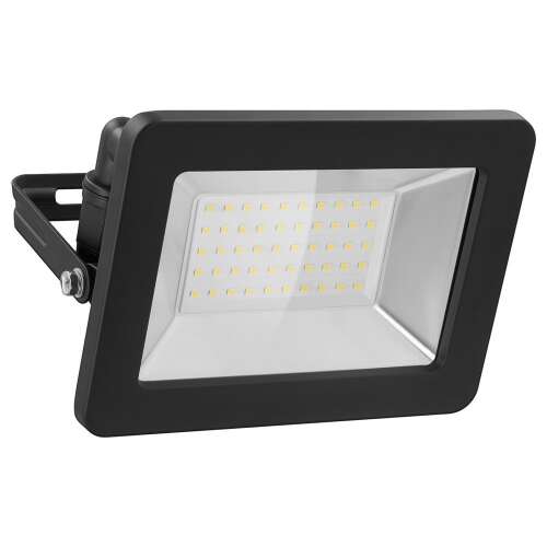 Goobay 53874 LED Flutlicht, schwarz, schräger Blick