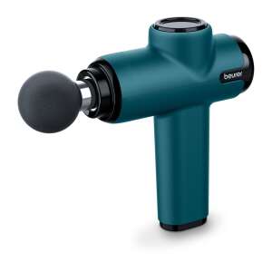 Beurer MG 99 teal blue massage gun with black ball head attachment - Massage gun