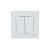 Schneider Asfora white double light switch, single pole chandelier switch