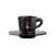 Set de cești de espresso Bialetti Moka, negru