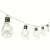 Villanykörte 15 Globe String Lights with Warm White LEDs