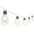 Villanykörte string lights, 15 glass bulbs, warm white LEDs