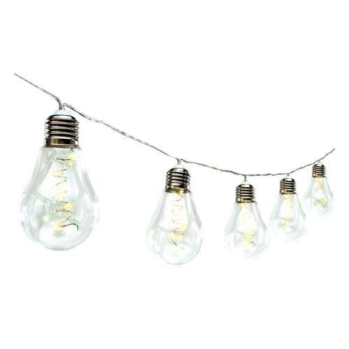 Villanykörte 15 Globe String Lights with Warm White LEDs