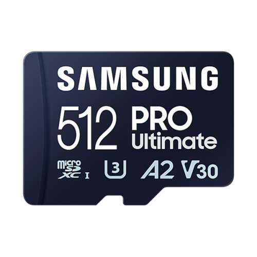 Samsung MicroSD Card - 512GB MB-MY512SA/WW (PRO Ultimate, Class10, R200/W130, adapter, 512GB)