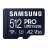 Samsung 512GB PRO Ultimate microSDXC Speicherkarte, Klasse 10, U3, V30, A2, mit Adapter