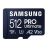 Samsung MicroSD kártya - 512GB MB-MY512SA/WW (PRO Ultimate, Class10, R200/W130, adapter, 512GB) 71570322