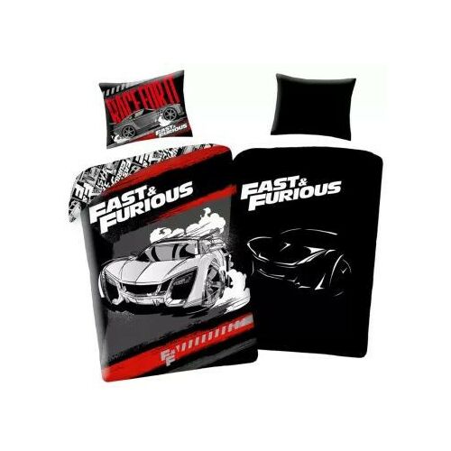 Fast & Furious Einzelbettwäsche - 140x200 cm