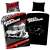 Halantex Fast & Furious Leuchtbettbezug-Set, 140 x 200 cm, schwarz, rot, grau, weiß, Auto, Rennen, Film, lizensiert