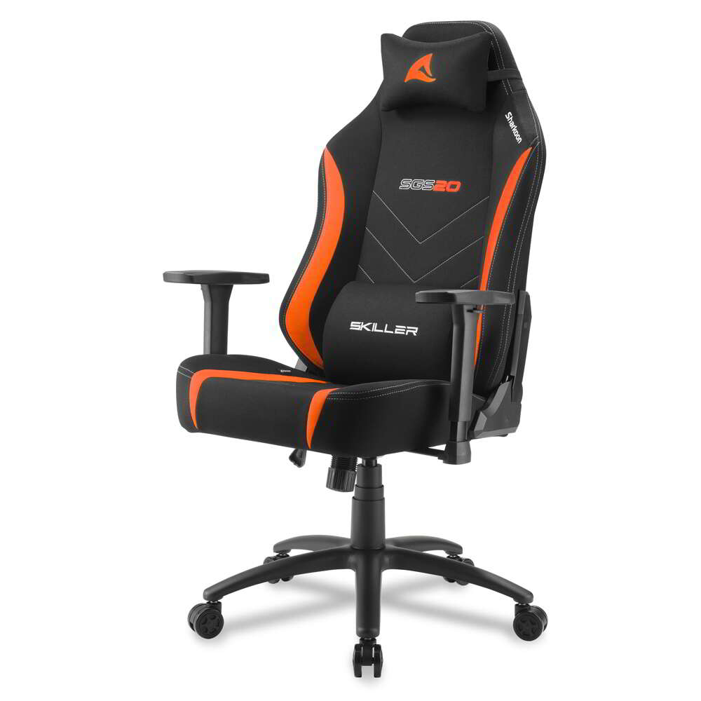 Sharkoon skiller sgs20 fabric gamer szék - fekete/narancssárga