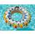 Bestway Flirty Fiesta™ aufblasbarer Schwimmring, 107 cm, buntes Design, im Pool
