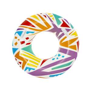 Bestway Colac gonflabil geometric, 107cm, Multicolor - Bestway Colaci de înot pentru adulți
