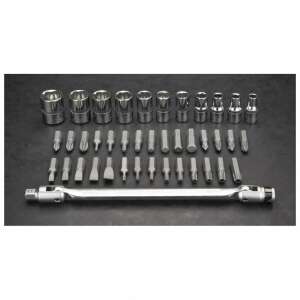 Neo Tools 08-603 dugókulcskészlet + bitkészlet 41db, 1/4, Szürke