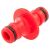 Verto 15G745 hosszabbító csatlakozó, 1/2" - 3/4", Piros 71584753