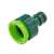Verto 15G740 csapcsatlakozó 1/2- 3/4, Zöld 73691349