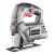 Graphite 58G047 450W jigsaw, angled view