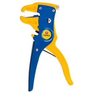 Stripper automat de cabluri Topex 32D406, 175 mm lungime, galben/albastru - Topex Clește