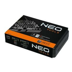 Neo Tools 06-104 csavarhúzó bitkészlet 100 db, Szürke 71586754 