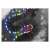 EMOS LED Christmas lights, cherry bulbs, 10 meters, RGB, remote control, programs, timer, close-up