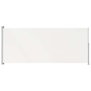 Cream retractable side terrace awning 200 x 500 cm - VidaXL Privacy Screen