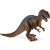 Фигурка на динозавър Schleich Acrocanthosaurus, кафява и синя, стояща на бял фон