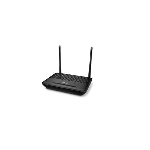 Router DSL TP-Link TD-W9960V(DE), czarny, widok z przodu