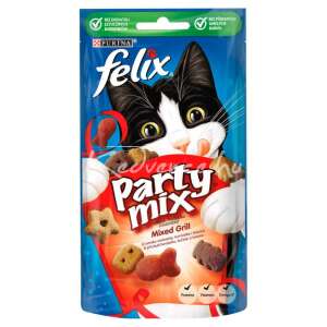 Felix Party Mix Mieszanka grillowana smakołyki dla kotów, 60g saszetka - Trzymanie kotów