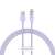 Kabel ładujące Baseus USB-C do USB, fioletowy, 1 metr
