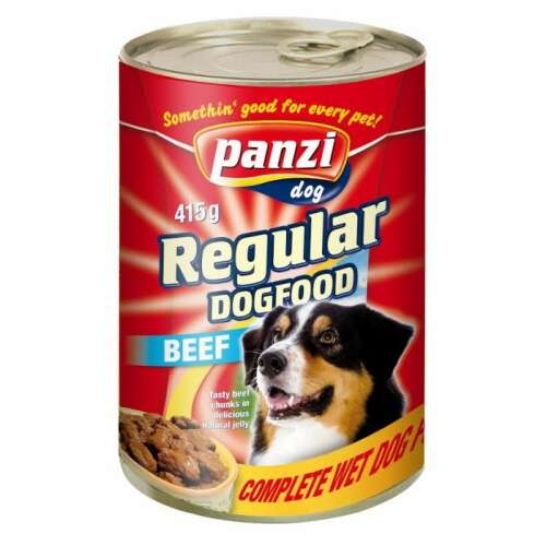 Panzi 415 g konzerv kutyáknak marhás 71592176 - Nedves kutyaeledel